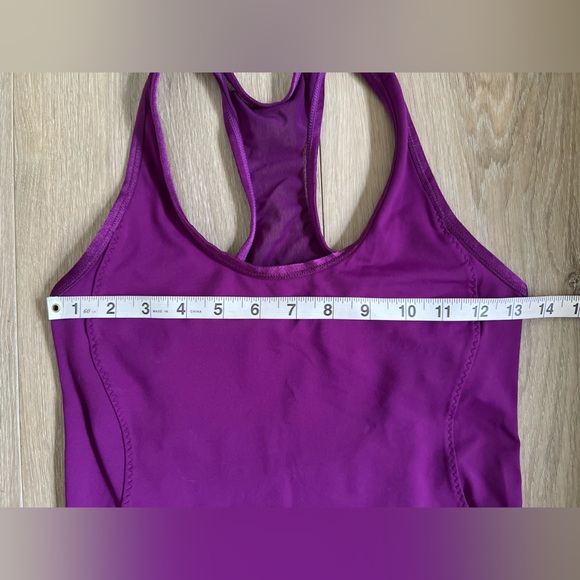 ALO Yoga Sheer Racerback Purple Tank Top EUC - Picture 5 of 8